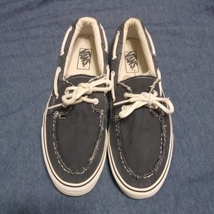 Vans Navy Boat Shoes